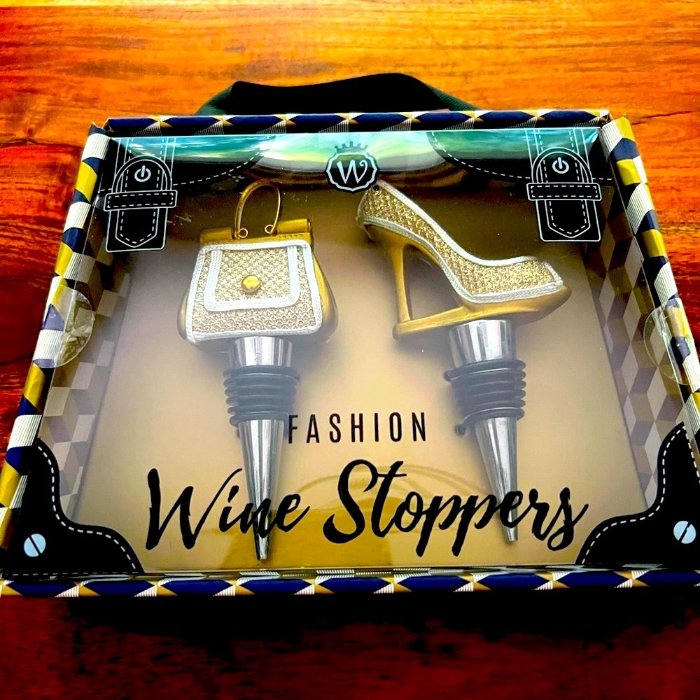 Fashion Wine Stoppers Gift Set New - Picture 5 of 8
